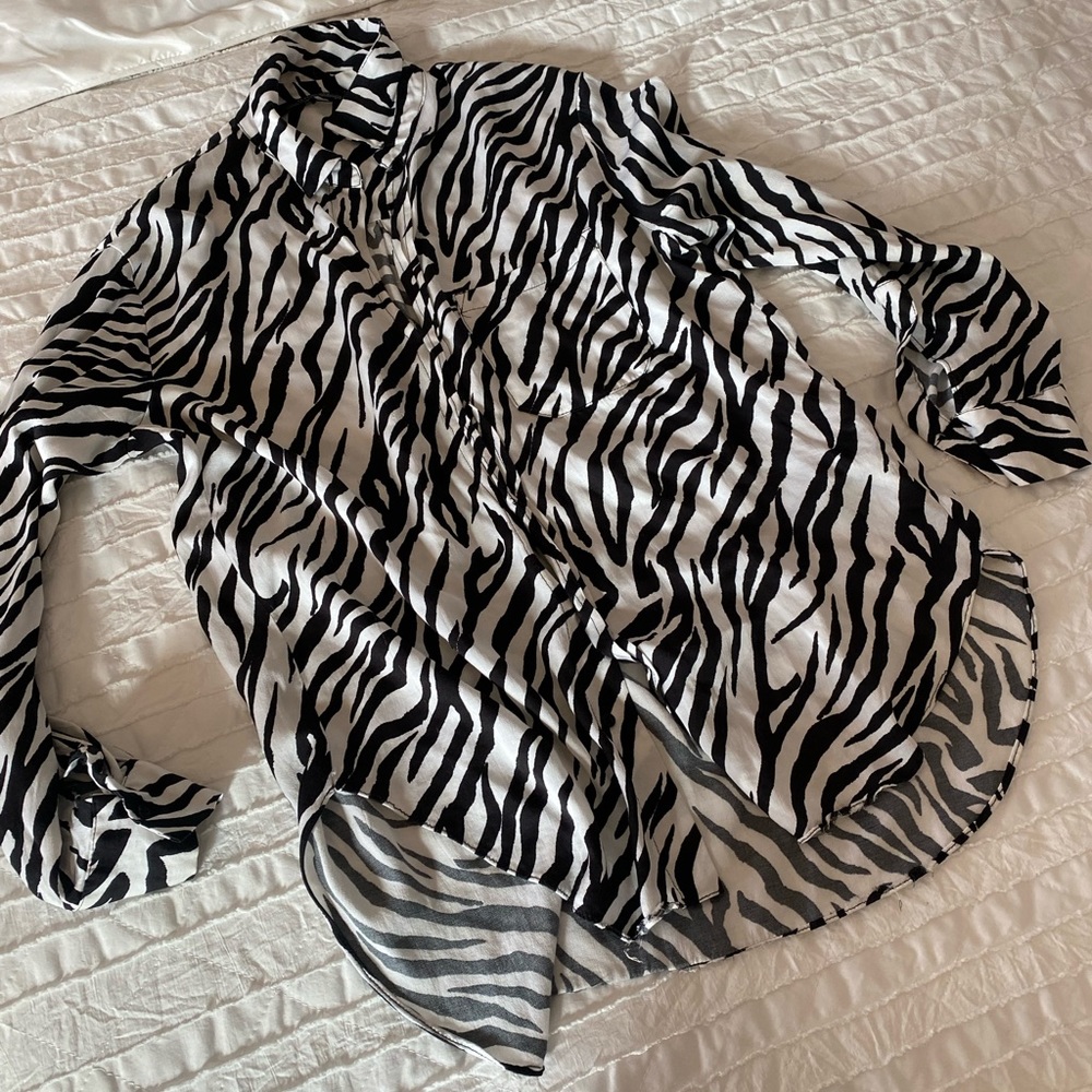 Zara Button Up Blouse